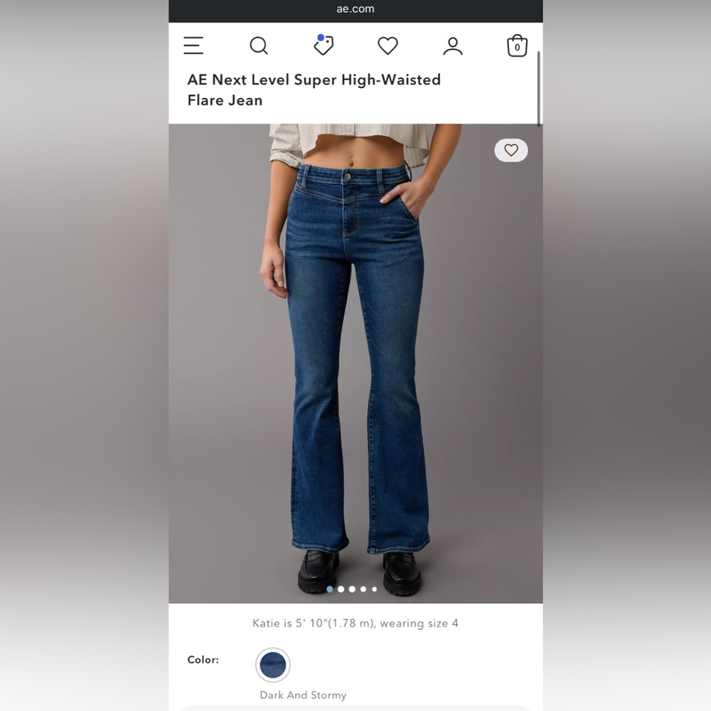 American Eagle Outfitters Blue Flare Jeans